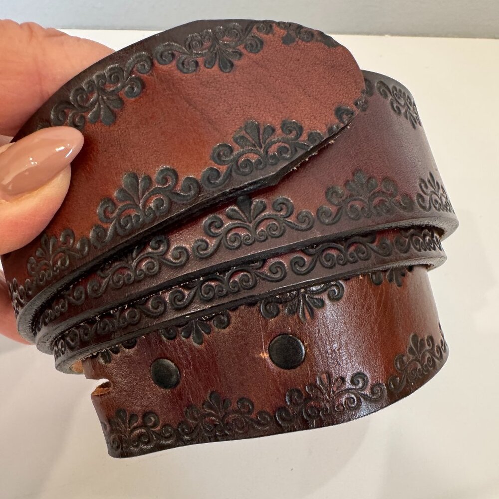 Leather Belt - add your buckle  - Unisex